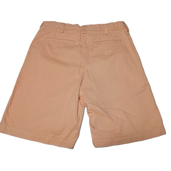 SALTWATER: Orange Flat Front Zip Up Shorts, Men's Size 32W - Picture 2 of 4